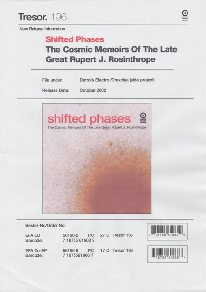 Shifted Phases – The Cosmic Memoirs Of The Late Great Rupert J