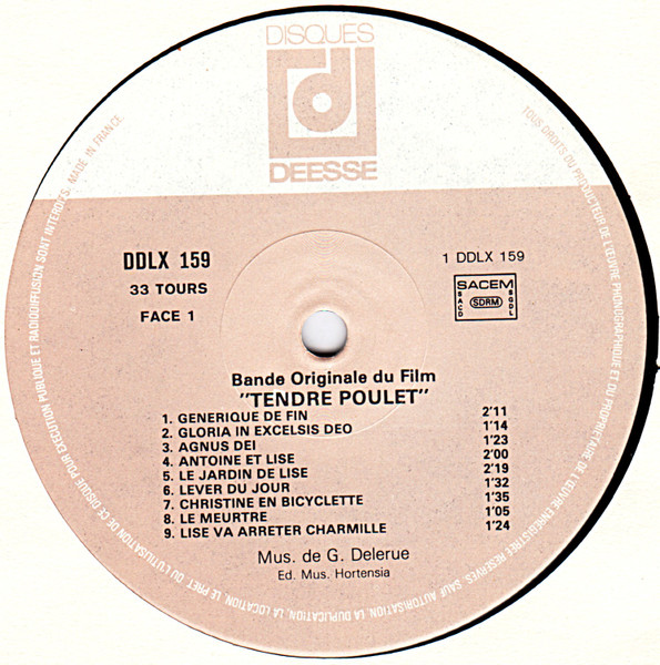 France 1978) Georges Delerue - Tendre Poulet 
