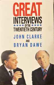 John Clarke (10) - Great Interviews Of The Twentieth Century album cover