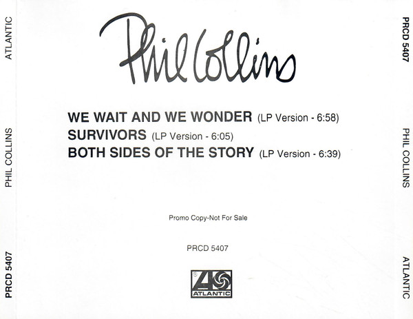Phil Collins - We Wait and We Wonder Live Tradução 