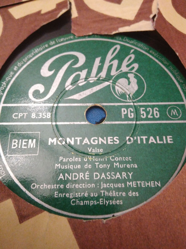 télécharger l'album André Dassary - Montagnes DItalie El Muletero