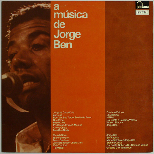 A Música De Jorge Ben (Vinyl) - Discogs