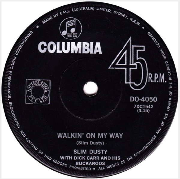 descargar álbum Slim Dusty With Dick Carr And His Buckaroos - Walkin On My Way