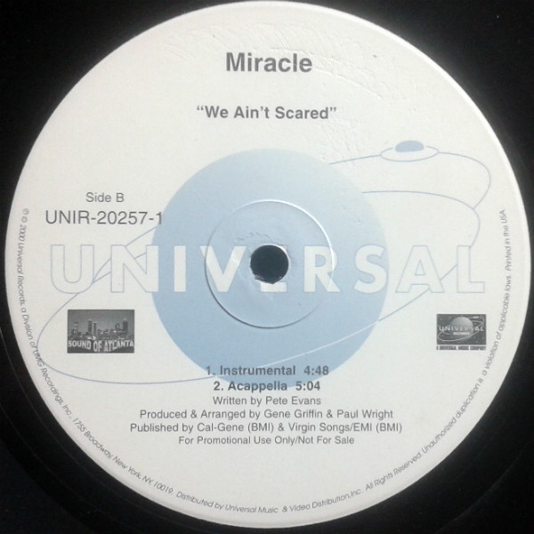 descargar álbum Miracle - We Aint Scared