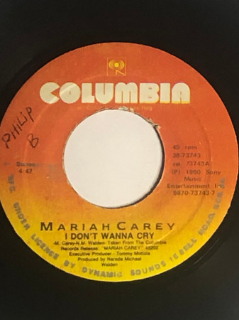 Mariah Carey - I Don't Wanna Cry | Releases | Discogs