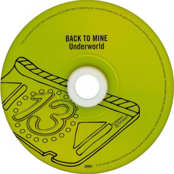 Underworld – Back To Mine (2003, CD) - Discogs