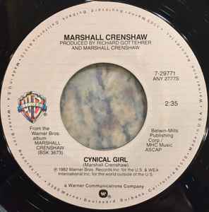 Marshall Crenshaw - Cynical Girl album cover
