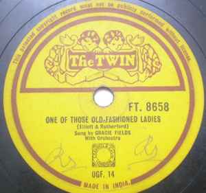 Gracie Fields - One Of Those Old-Fashioned Ladies / Alexander's Ragtime Band album cover