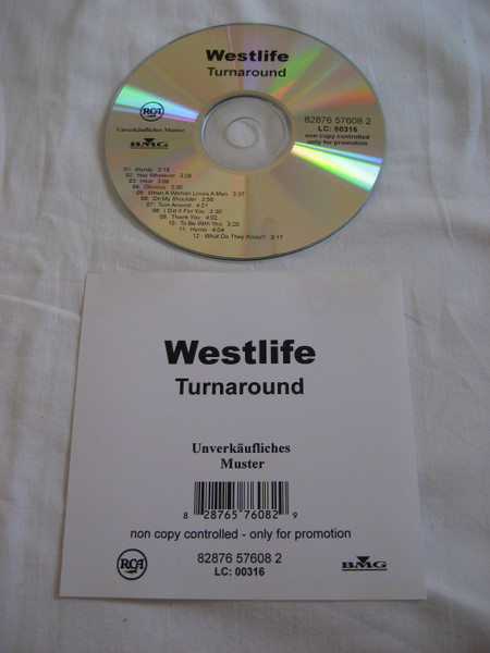 Westlife – Turnaround (2003, CD) - Discogs