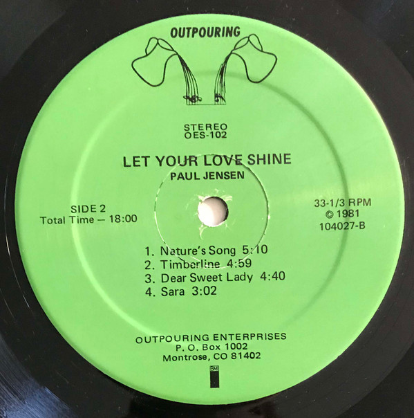 Album herunterladen Paul Jensen - Let Your Love Shine