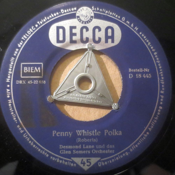 télécharger l'album Desmond Lane Und Das Glen Somers Orchester - Penny Whistle Polka Penny Whistle Rock