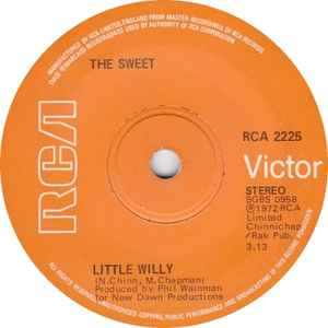 The Sweet - Little Willy album cover
