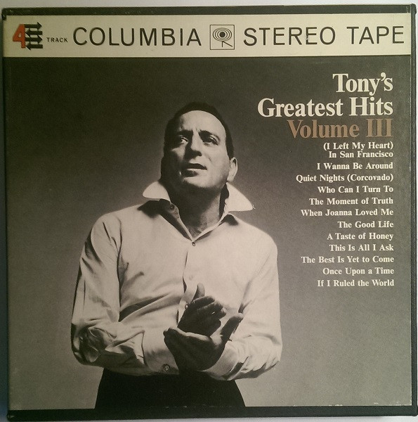 Tony Bennett Tony's Greatest Hits Volume 3 Vinyl 33RPM LP Record