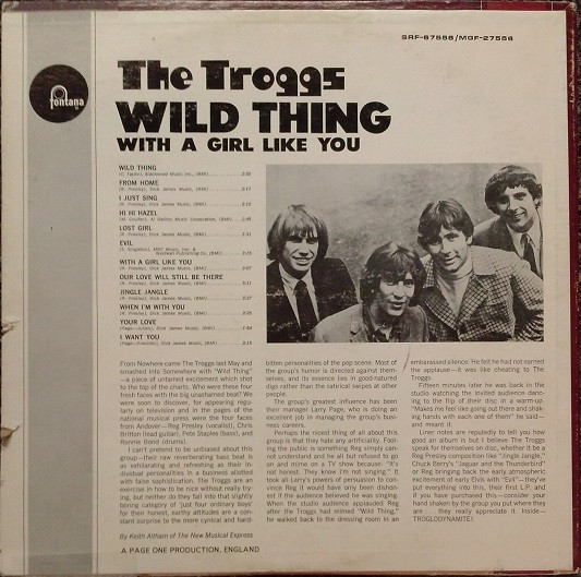 The Troggs – Wild Thing (1966, Vinyl) - Discogs