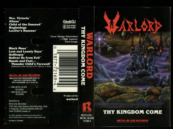 Warlord - Thy Kingdom Come | Releases | Discogs