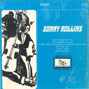 Sonny Rollins – Sonny Rollins (1968, Vinyl) - Discogs