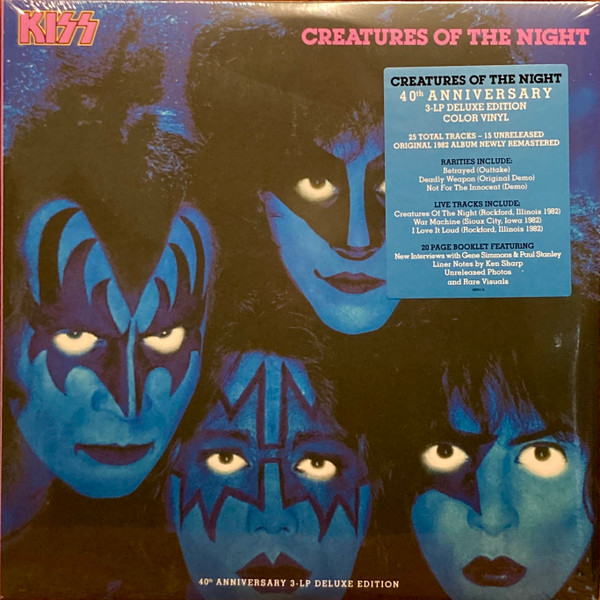 Beundringsværdig Fru hår Kiss – Creatures Of The Night (2022, Blue Vinyl, Vinyl) - Discogs