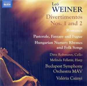 Leó Weiner - Divertimentos Nos. 1 And 2 album cover