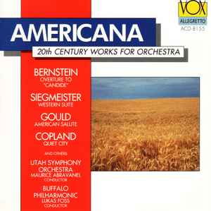 Leonard Bernstein - Americana: 20th Century Works For Orchestra album cover