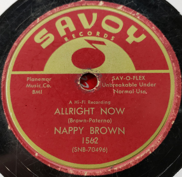 Album herunterladen Nappy Brown - Allright Now A Long Time