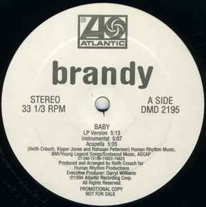 Brandy – Baby (1994, Vinyl) - Discogs