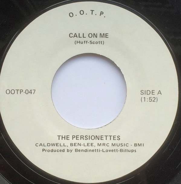 lataa albumi The Persionettes - Call On Me