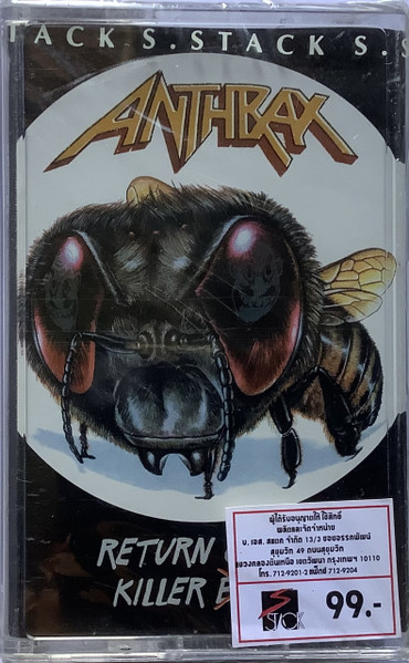 Anthrax – Return Of The Killer A's (1999, Cassette) - Discogs