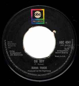 Diana Trask Oh Boy 1974 Vinyl Discogs