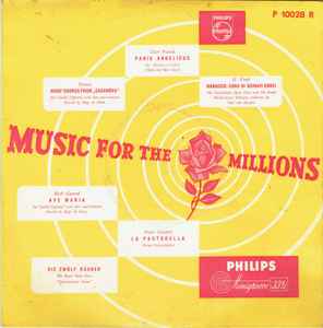 Various -  Music For The Millions album cover