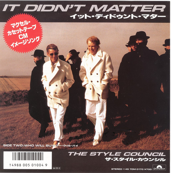 The Style Council – It Didn't Matter (1987, Vinyl) - Discogs