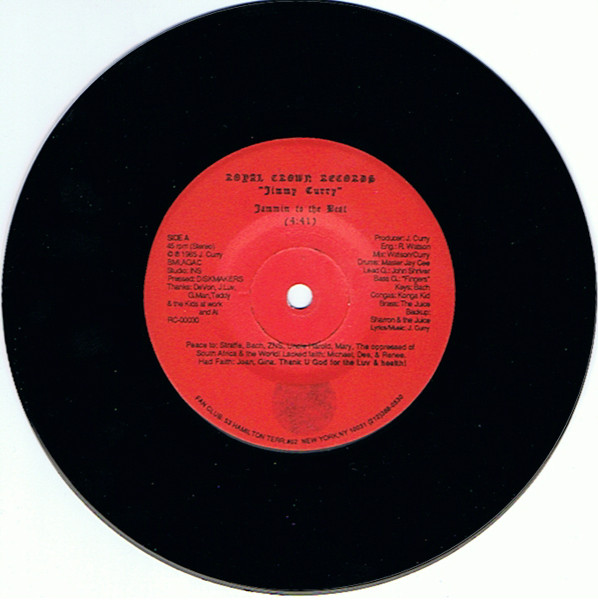 Jimmy Curry – Jammin To The Beat (1985, Vinyl) - Discogs
