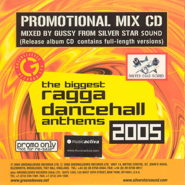 The Biggest Ragga Dancehall Anthems 2005 (2005, CD) - Discogs