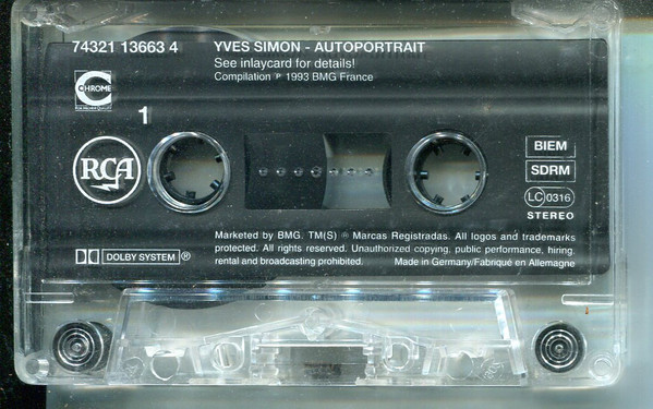 baixar álbum Yves Simon - Autoportrait