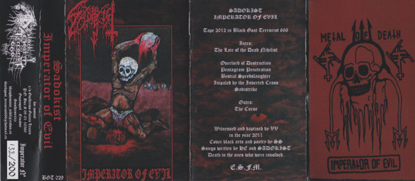 lataa albumi Sadokist - Imperator Of Evil