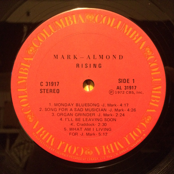 Mark-Almond - Rising | Columbia (C 31917) - 7