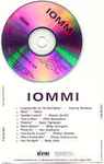 Cover of Iommi, 2000, CDr