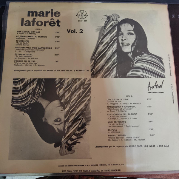 descargar álbum Marie Laforêt - Vol2