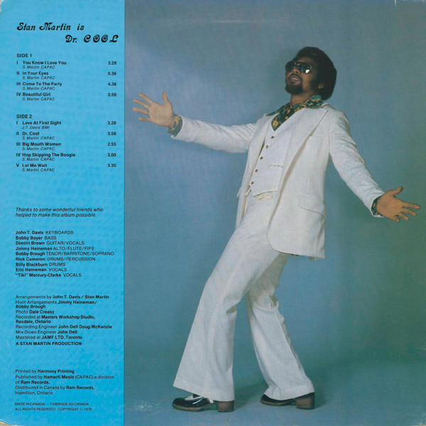 ladda ner album Stan Martin - Is Dr Cool