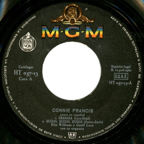 ladda ner album Connie Francis - Canta En Espanol