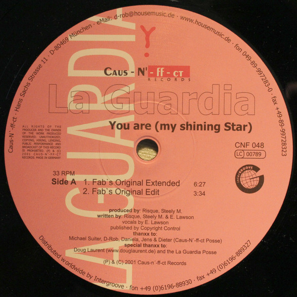 baixar álbum La Guardia - You Are My Shining Star