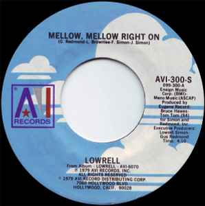 Lowrell Simon - Mellow, Mellow Right On / Overdose album cover