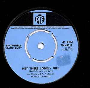 Brownhill Stamp Duty - Hey There Lonely Girl album cover