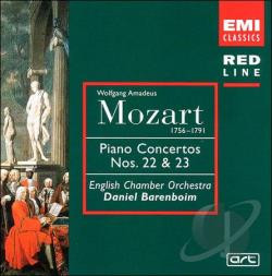 descargar álbum Wolfgang Amadeus Mozart, English Chamber Orchestra, Daniel Barenboim - Piano Concertos Nos22 23