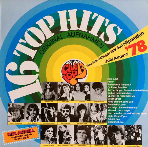 Album herunterladen Various - 16 Top Hits Aktuellste Schlager Aus Den Hitparaden Juli August 78