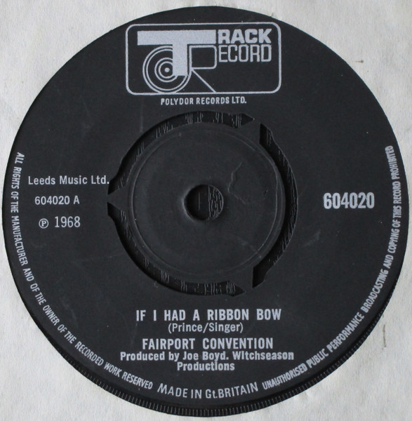 Fairport Convention – If I Had A Ribbon Bow (1968, Vinyl) - Discogs