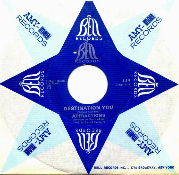 Attractions – Destination You / Find Me (1967, Vinyl) - Discogs