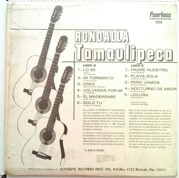 baixar álbum Federico Martínez - Rondalla Tamaulipeca