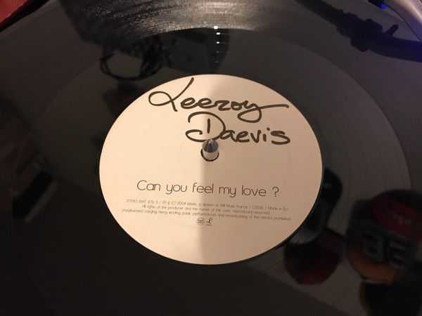 The Remixes Vinyl, 12", MAXI 33 TOURS Leeroy Daevis ‎– Can You Feel My Love 