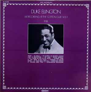 Live Recording At The "Cotton Club" Vol.1 - Duke Ellington