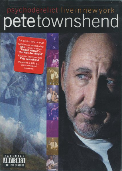 Pete Townshend – Psychoderelict Live In New York (2005, DVD) - Discogs